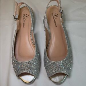 L Lorraine Bonnie Silver Dress Shoes